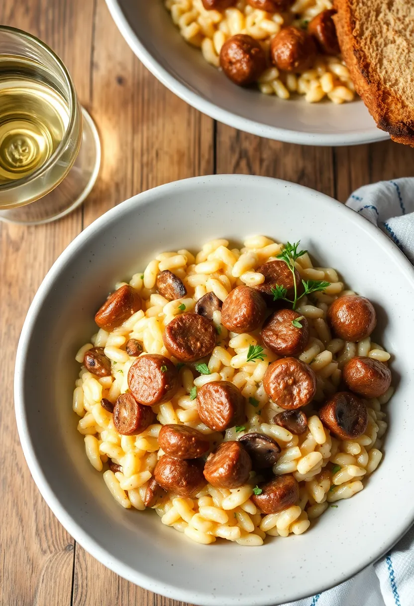 25 Bob Evans Italian Sausage Recipes You Need to Try 15 25 Bob Evans Italian Sausage Recipes You Need to Try - 15. Italian Sausage and Mushroom Risotto