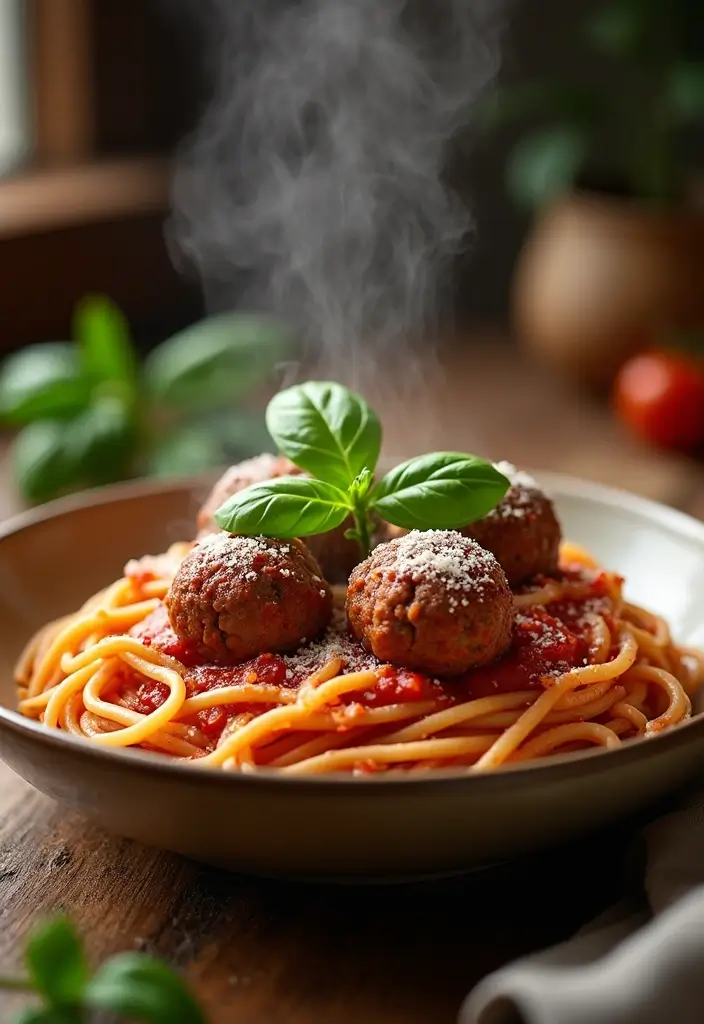 25 Frozen Italian Meatball Recipes Easy and Tasty - 1. Classic Spaghetti and Meatballs