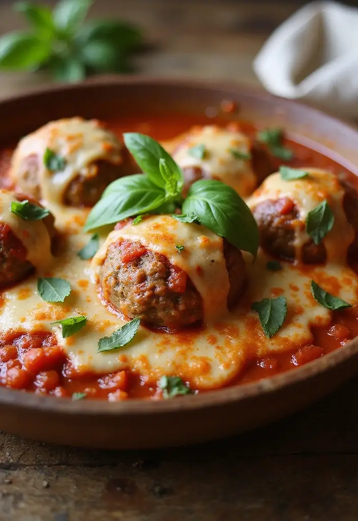 25 Frozen Italian Meatball Recipes Easy and Tasty - 10. Baked Meatball Parmesan