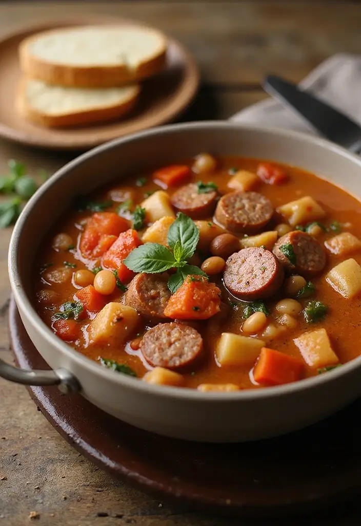 25 Instant Pot Italian Recipes Quick and Easy - 23. Instant Pot Sweet Italian Sausage Soup