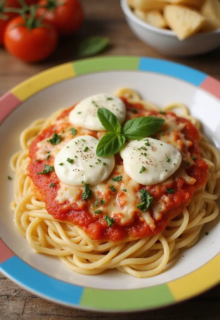 25 Instant Pot Italian Recipes Quick and Easy - 24. Instant Pot Margherita Pizza Pasta