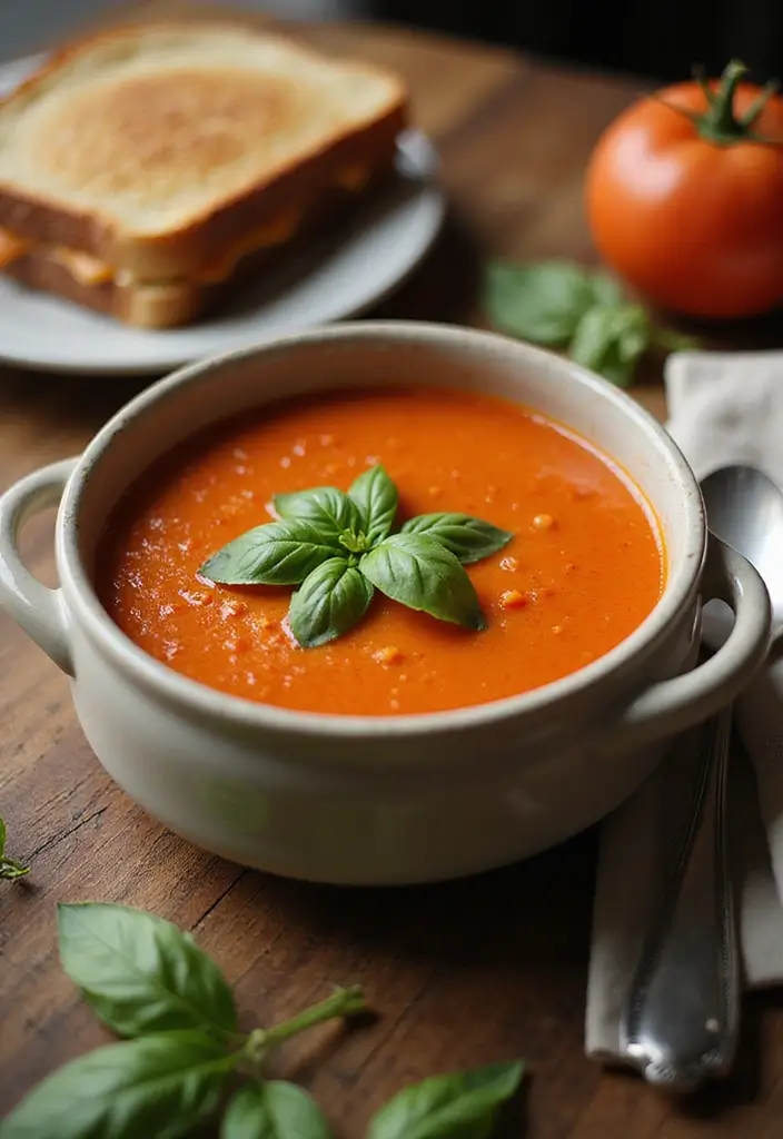 25 Instant Pot Italian Recipes Quick and Easy - 8. Instant Pot Tomato Basil Soup