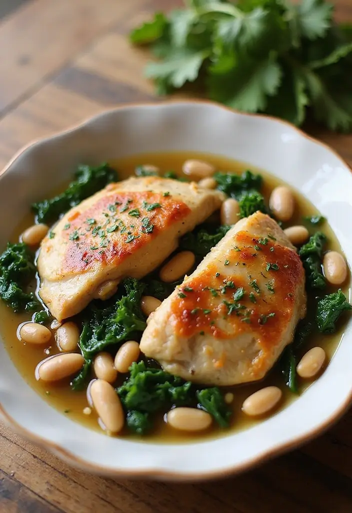 25 Italian Crock Pot Recipes That Cook Themselves 11 25 Italian Crock Pot Recipes That Cook Themselves - 11. Tuscan White Bean Chicken