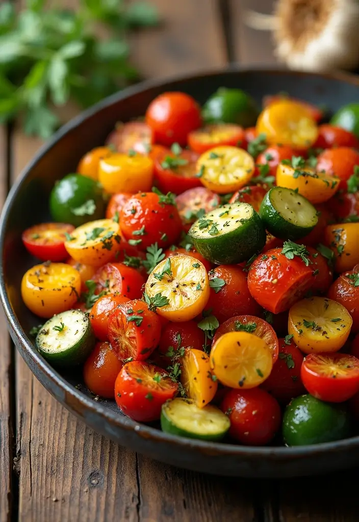 25 Italian Crock Pot Recipes That Cook Themselves 24 25 Italian Crock Pot Recipes That Cook Themselves - 24. Italian Herb and Garlic Roasted Vegetables