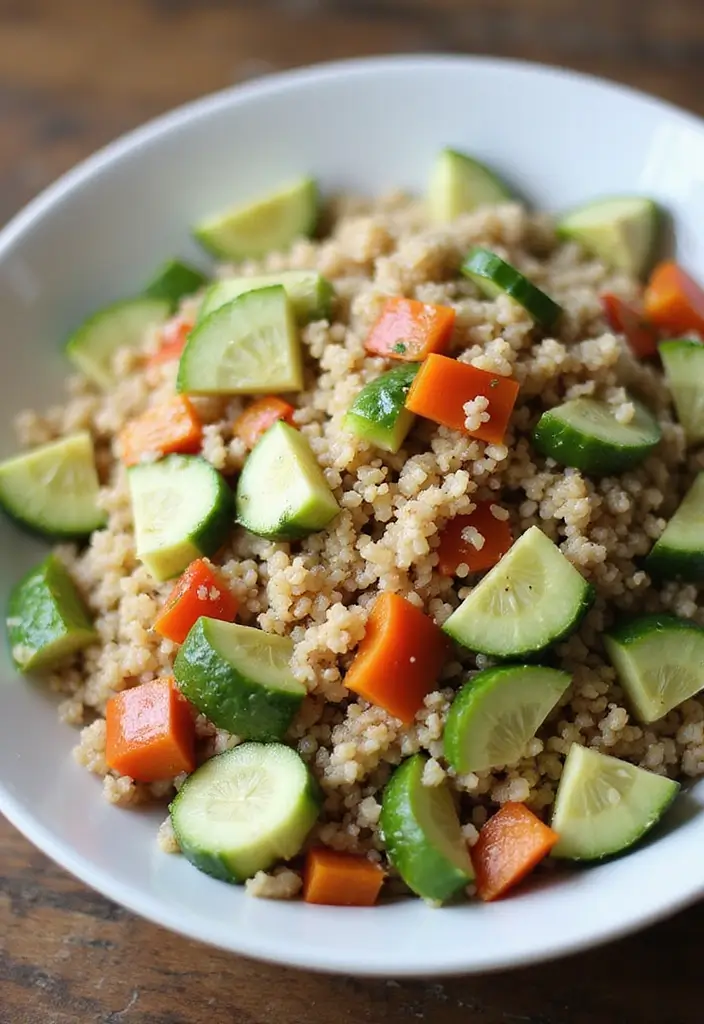 25 Italian Rice Salad Recipes Cold and Refreshing - 12. Quinoa & Rice Salad