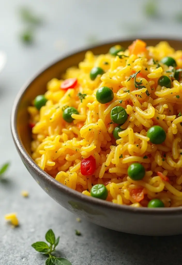 25 Italian Rice Salad Recipes Cold and Refreshing - 14. Saffron Rice Salad