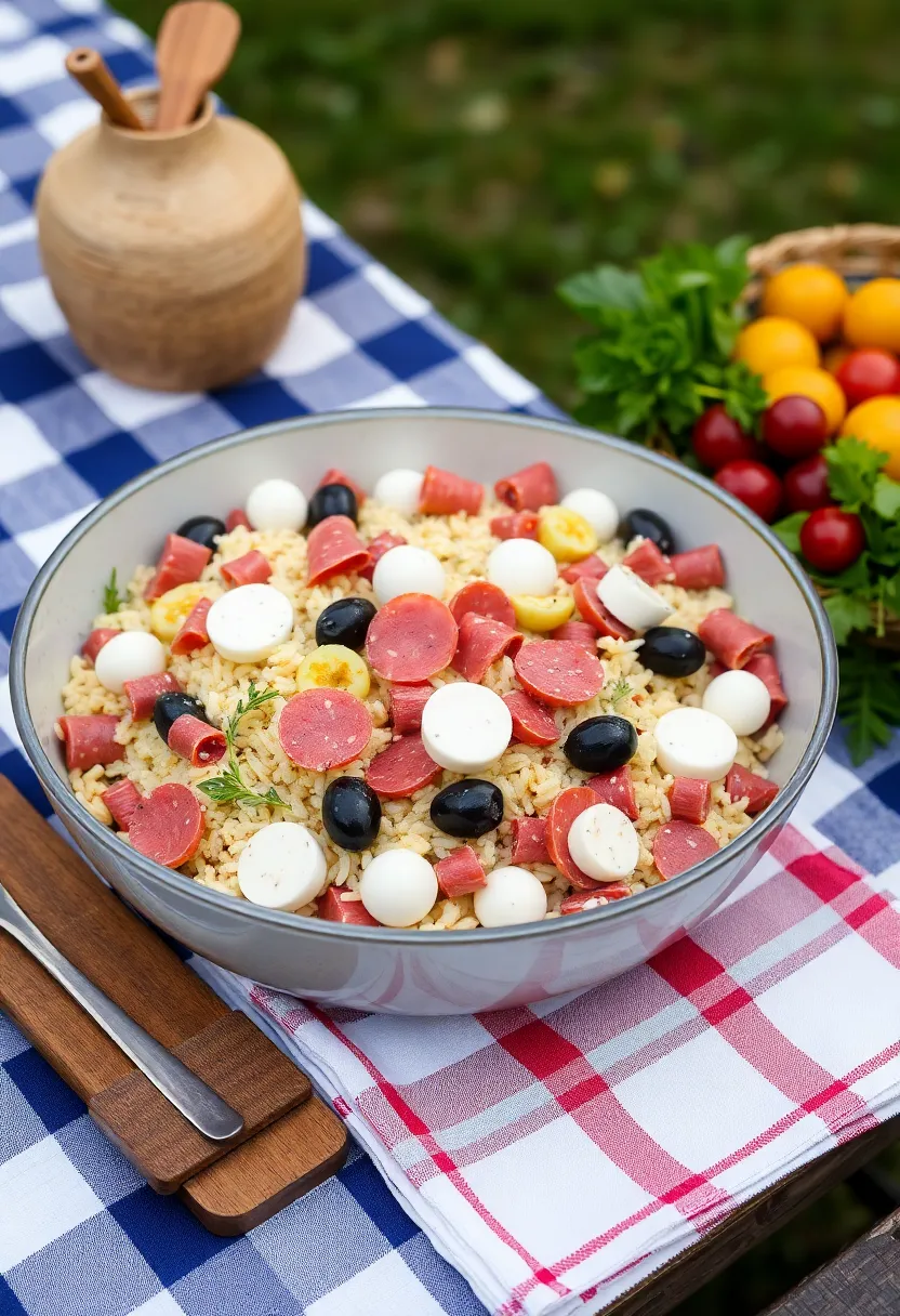 25 Italian Rice Salad Recipes Cold and Refreshing - 17. Antipasto Rice Salad