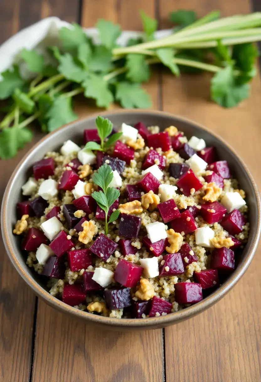 25 Italian Rice Salad Recipes Cold and Refreshing - 20. Beet & Rice Salad