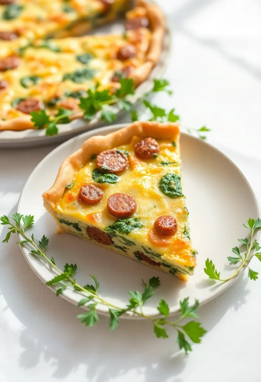 25 Italian Sausage Link Recipes for Every Occasion - 10. Italian Sausage and Spinach Quiche