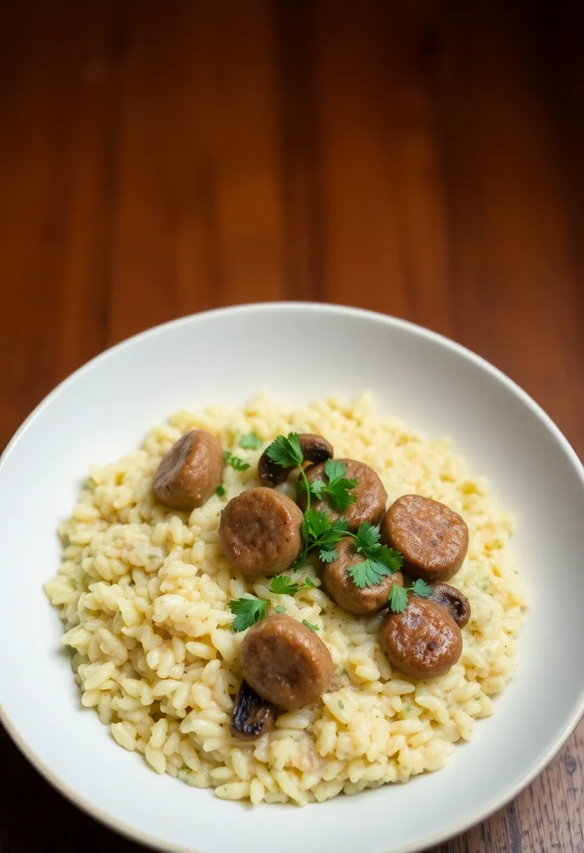25 Italian Sausage Link Recipes for Every Occasion - 17. Italian Sausage and Mushroom Risotto