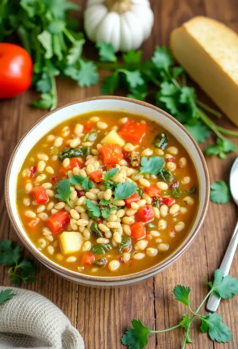 25 Italian Vegetable Soup Recipes Healthy and Tasty - 11. Italian Vegetable Barley Soup