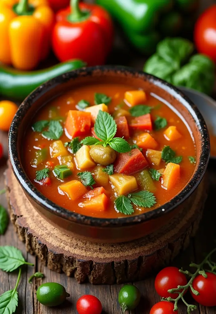 25 Italian Vegetable Soup Recipes Healthy and Tasty - 3. Mediterranean Vegetable Soup