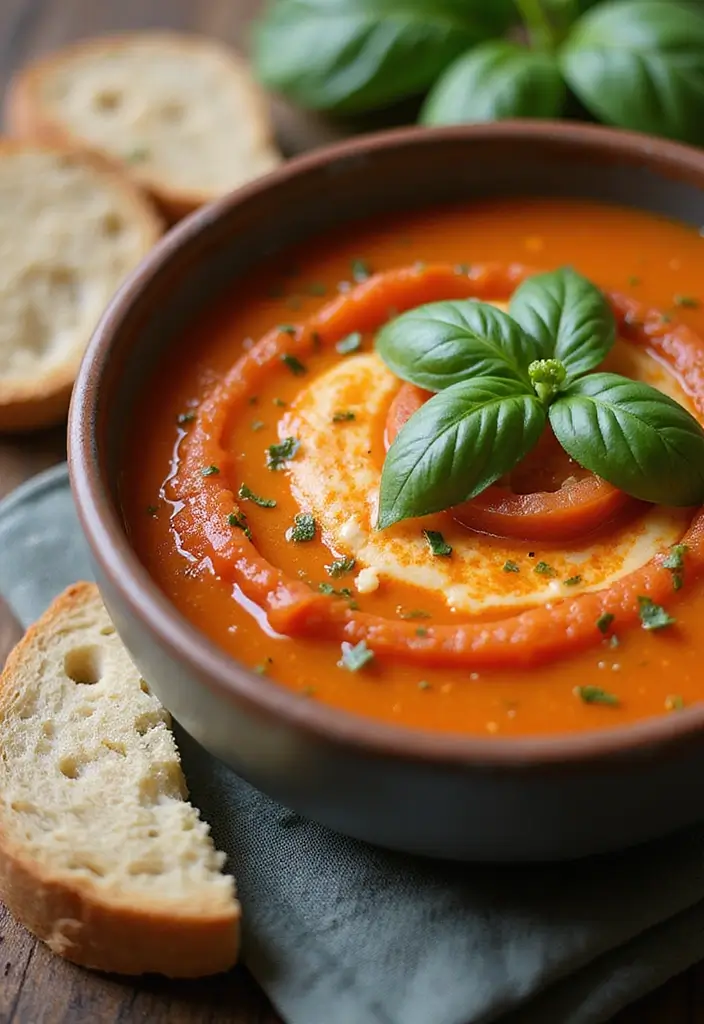25 Non Pasta Italian Recipes Worth Trying Tonight 5 25 Non Pasta Italian Recipes Worth Trying Tonight - 5. Roasted Tomato & Basil Soup