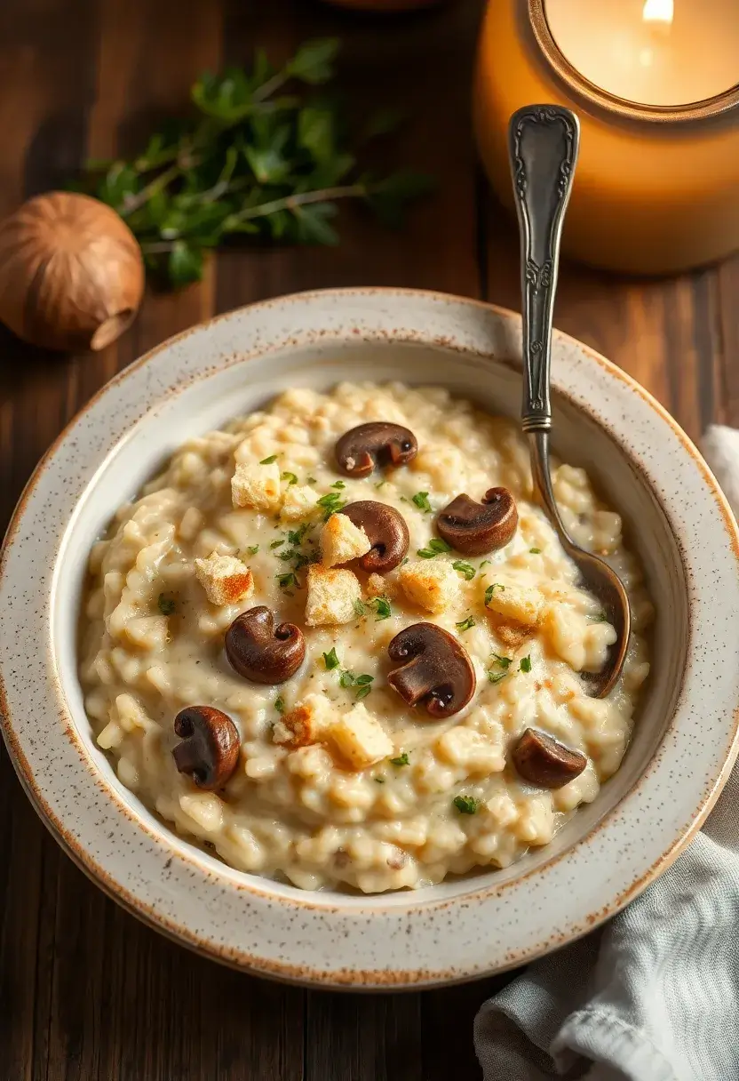 25 Recipes with Italian Bread Crumbs You’ll Make Again and Again 14 25 Recipes with Italian Bread Crumbs You’ll Make Again and Again - 14. Italian Bread Crumb and Mushroom Risotto