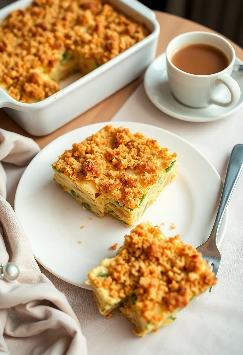 25 Recipes with Italian Bread Crumbs You’ll Make Again and Again 15 25 Recipes with Italian Bread Crumbs You’ll Make Again and Again - 15. Italian Bread Crumb Breakfast Casserole