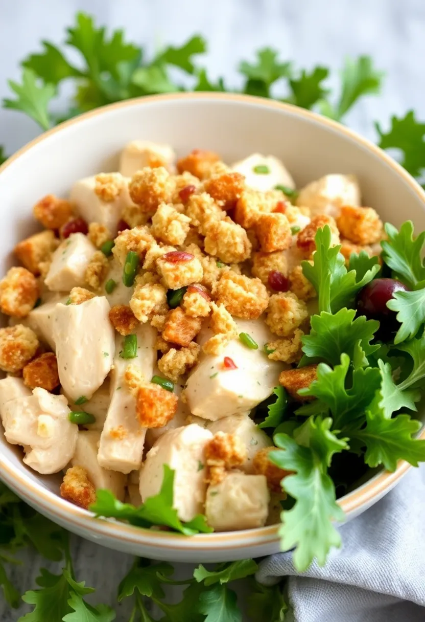 25 Recipes with Italian Bread Crumbs You’ll Make Again and Again 16 25 Recipes with Italian Bread Crumbs You’ll Make Again and Again - 16. Italian Bread Crumb Topped Chicken Salad