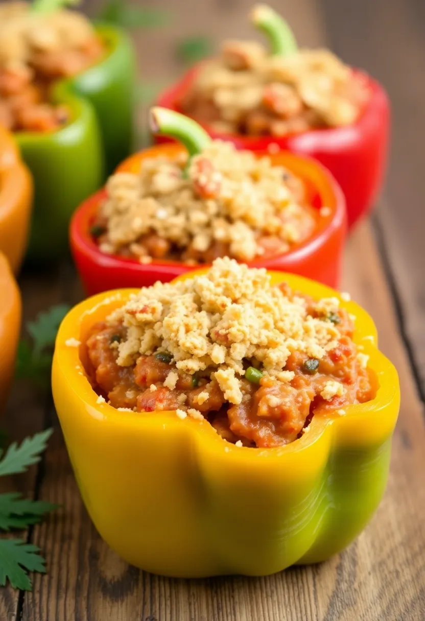 25 Recipes with Italian Bread Crumbs You’ll Make Again and Again 24 25 Recipes with Italian Bread Crumbs You’ll Make Again and Again - 24. Italian Bread Crumb Crusted Stuffed Peppers