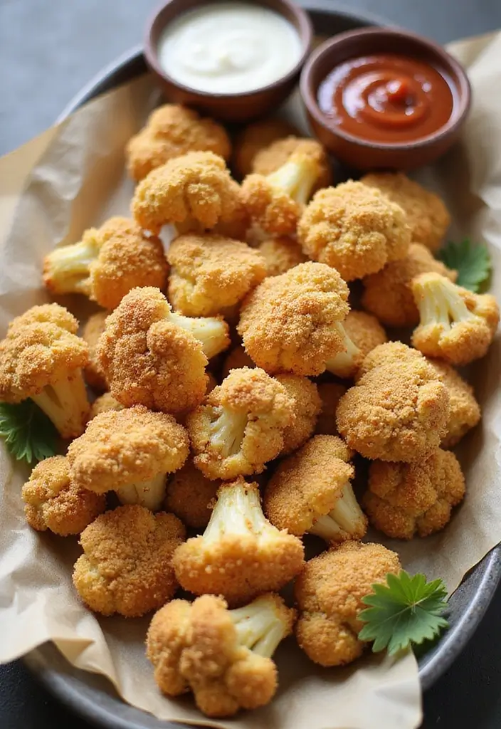 25 Recipes with Italian Bread Crumbs You’ll Make Again and Again 8 25 Recipes with Italian Bread Crumbs You’ll Make Again and Again - 8. Italian Bread Crumb Coated Cauliflower Bites