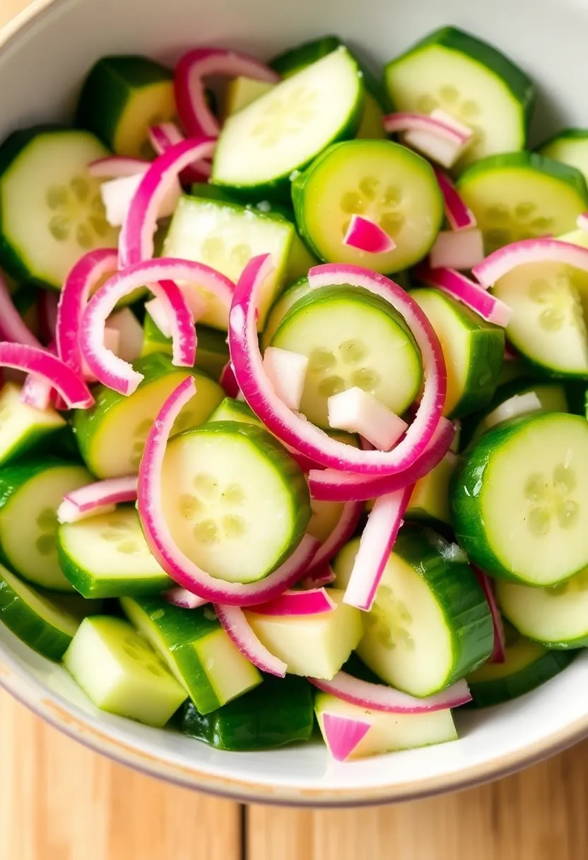 25 Recipes with Italian Dressing That Always Impress 21 25 Recipes with Italian Dressing That Always Impress - 21. Italian Dressing Cucumber Salad