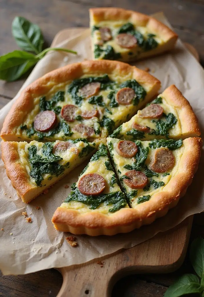 25 Sweet Italian Sausage Links Recipes for Easy Weeknight Dinners - 3. Italian Sausage and Spinach Quiche