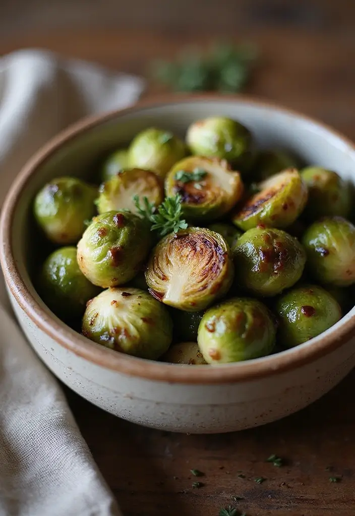 25 Weight Watchers Italian Recipes Low Calorie and Delicious - 13. Balsamic Glazed Brussels Sprouts