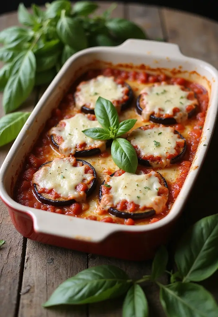 25 Weight Watchers Italian Recipes Low Calorie and Delicious - 6. Eggplant Parmesan Bake