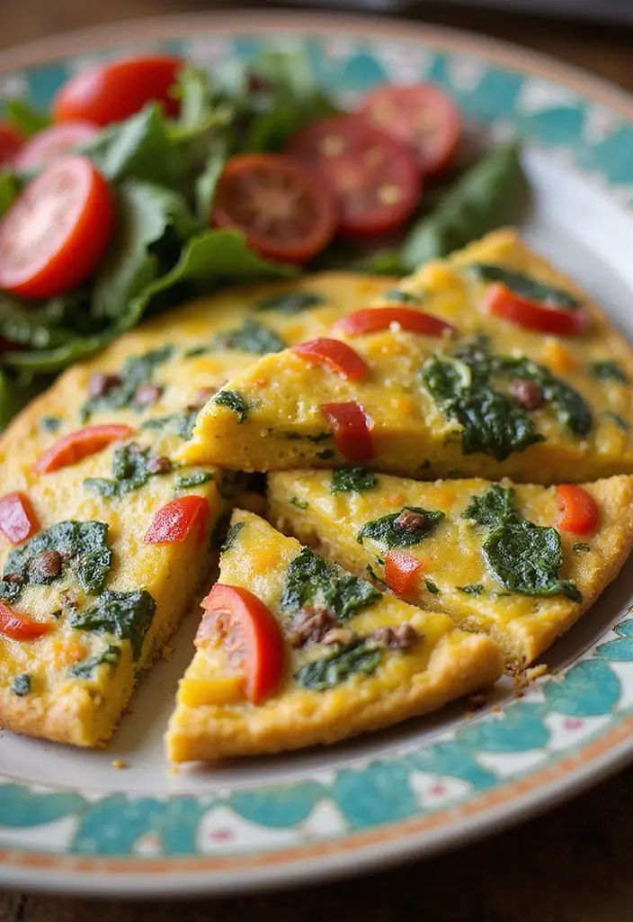 25 Weight Watchers Italian Recipes Low Calorie and Delicious - 8. Frittata with Veggies and Herbs