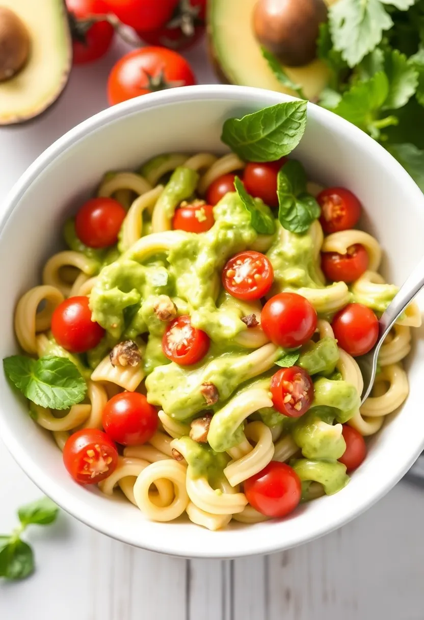 26 Healthy Italian Pasta Salad Recipes That Taste Amazing 17 26 Healthy Italian Pasta Salad Recipes That Taste Amazing - 17. Creamy Avocado Pasta Salad