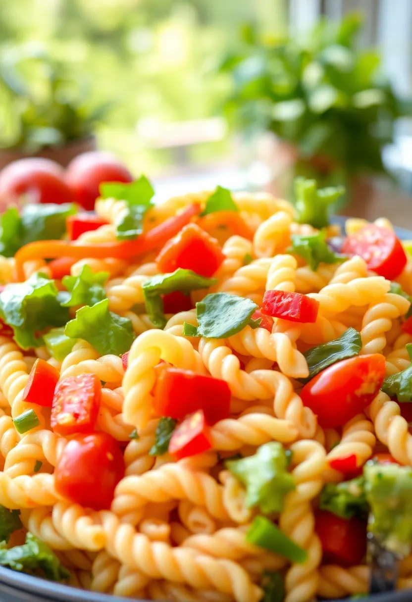 26 Healthy Italian Pasta Salad Recipes That Taste Amazing 18 26 Healthy Italian Pasta Salad Recipes That Taste Amazing - 18. Veggie-Packed Pasta Salad
