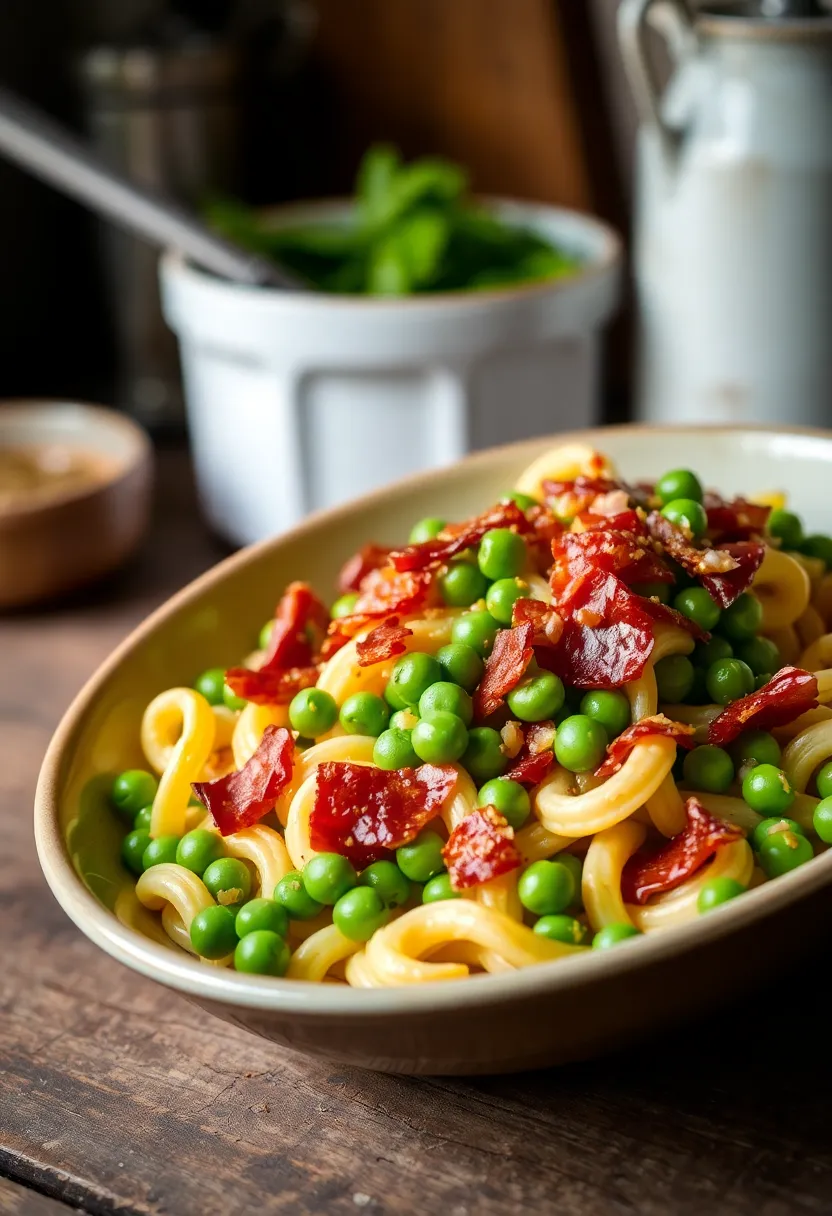 26 Healthy Italian Pasta Salad Recipes That Taste Amazing 22 26 Healthy Italian Pasta Salad Recipes That Taste Amazing - 22. Pasta Salad with Peas and Pancetta
