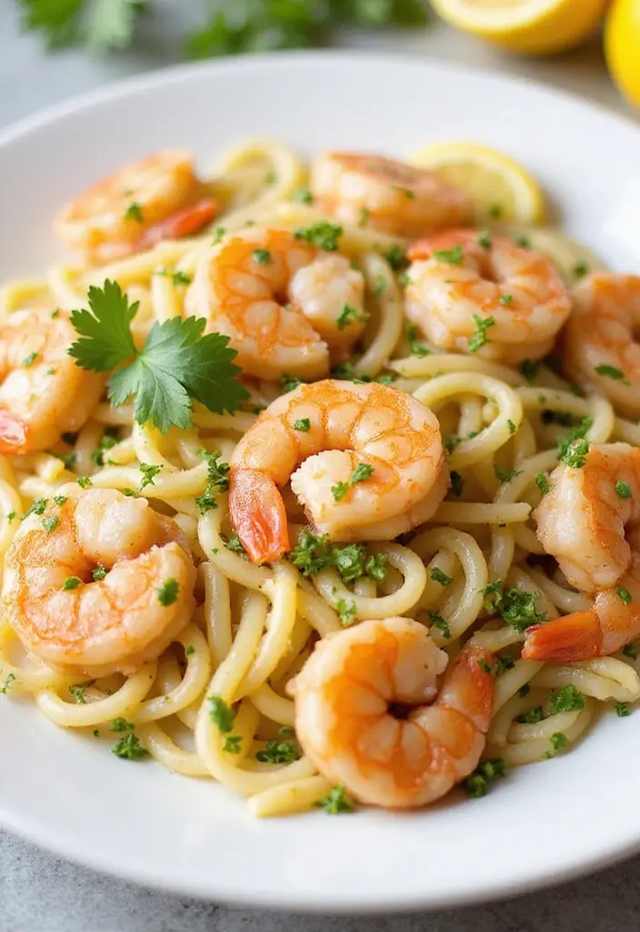 26 Healthy Italian Pasta Salad Recipes That Taste Amazing 6 26 Healthy Italian Pasta Salad Recipes That Taste Amazing - 6. Lemon Garlic Shrimp Pasta Salad