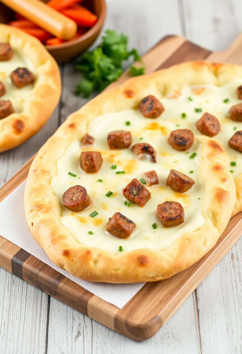 26 Italian Sausage and Cream Cheese Recipes That Are Super Delicious - 10. Italian Sausage and Cream Cheese Flatbread