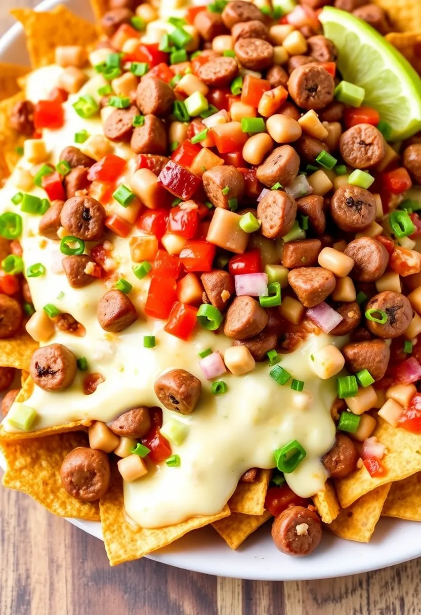 26 Italian Sausage and Cream Cheese Recipes That Are Super Delicious - 13. Cream Cheese and Italian Sausage Nachos