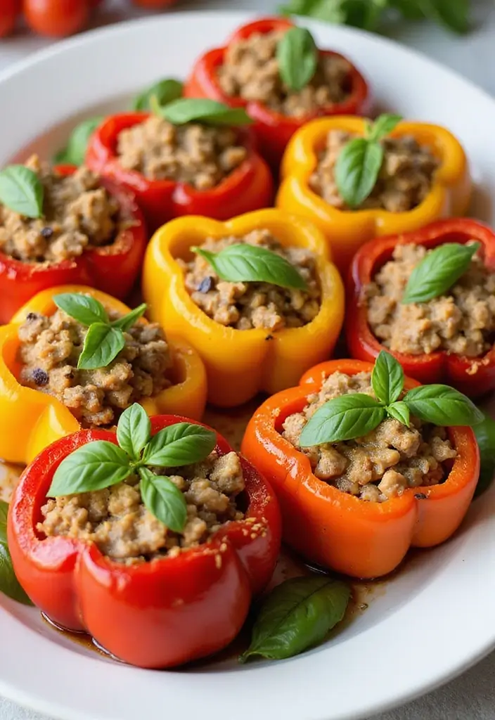 26 Italian Sausage and Cream Cheese Recipes That Are Super Delicious - 2. Italian Sausage Stuffed Peppers