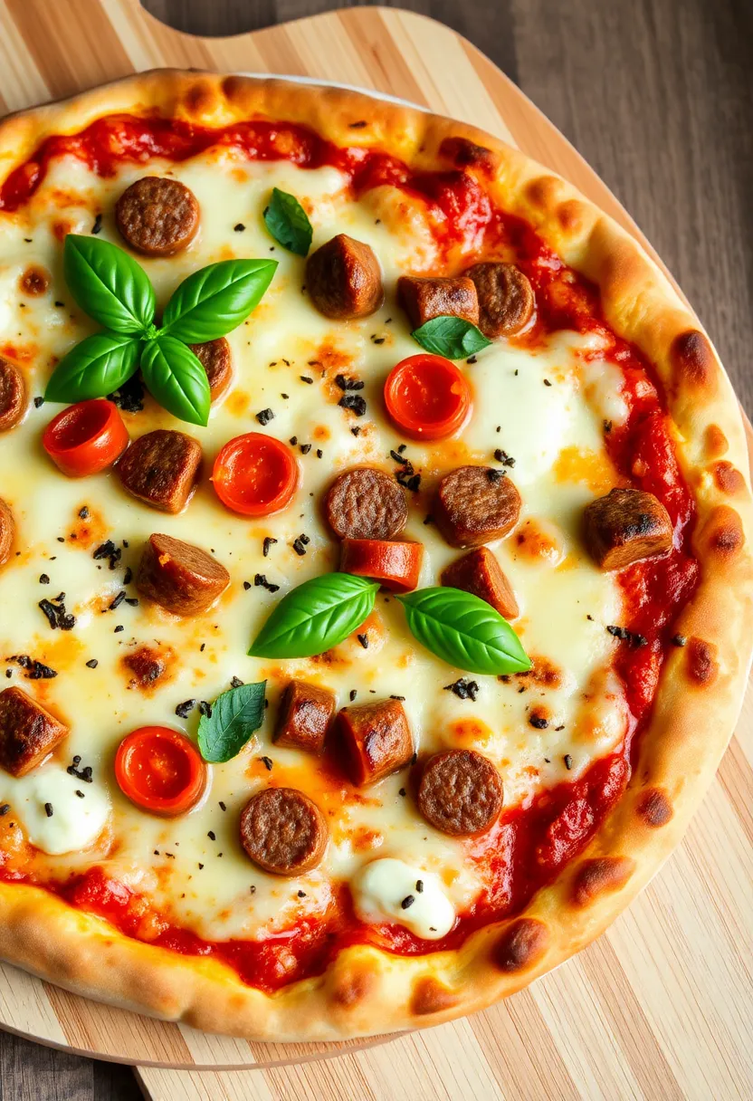 26 Italian Sausage and Cream Cheese Recipes That Are Super Delicious - 23. Italian Sausage and Cream Cheese Pizza