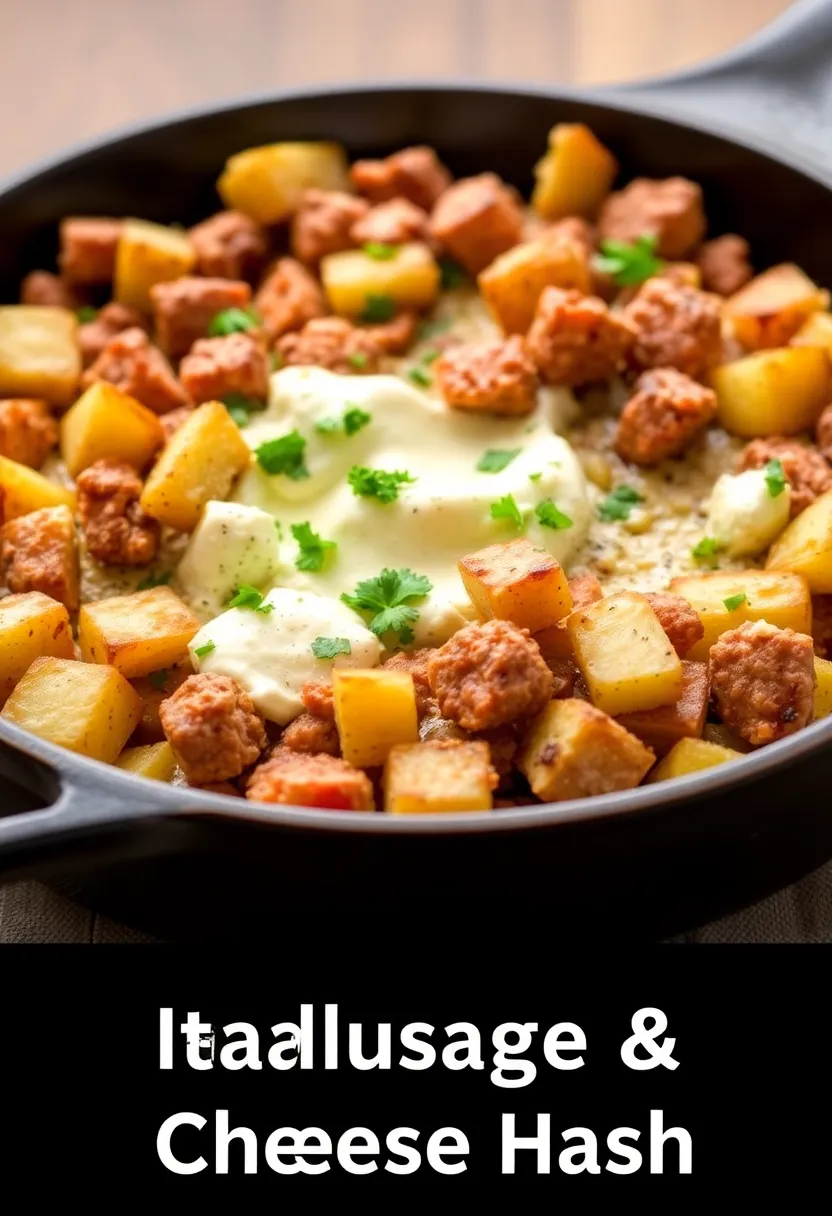 26 Italian Sausage and Cream Cheese Recipes That Are Super Delicious - 25. Italian Sausage and Cream Cheese Hash