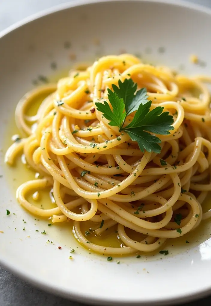 27 Easy Italian Pasta Recipes That Save You Time - 10. Spaghetti Aglio e Olio