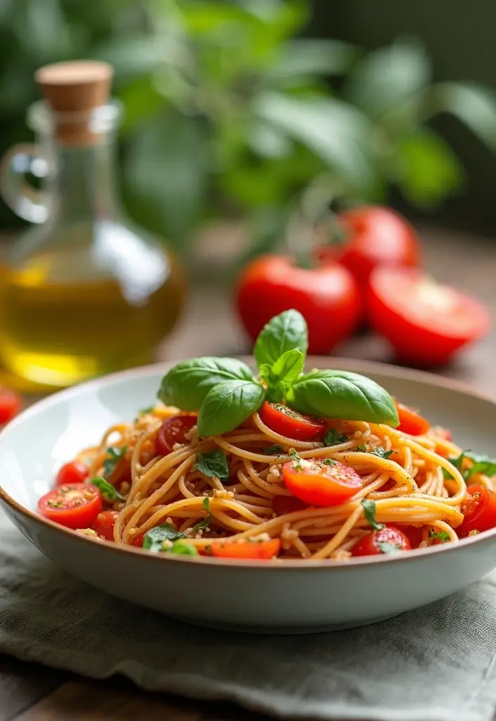 27 Easy Italian Pasta Recipes That Save You Time - 2. Tomato Basil Pasta