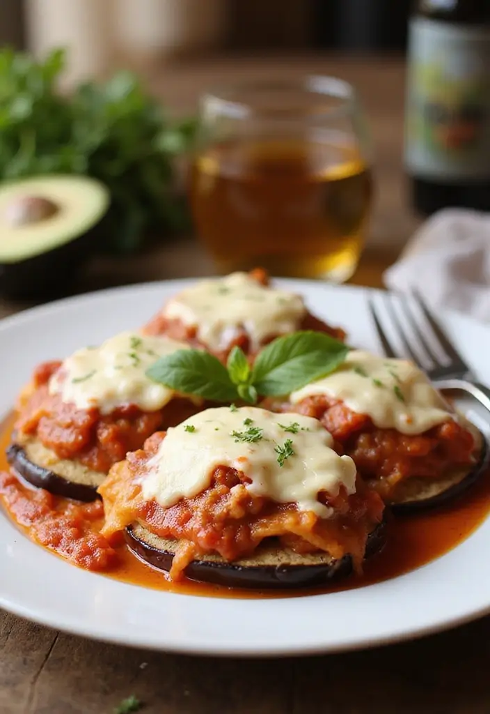 27 Gluten Free Italian Recipes That Actually Taste Great - 13. Gluten Free Eggplant Parmesan