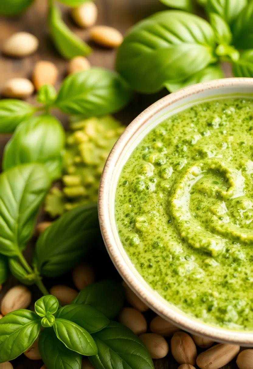 27 Gluten Free Italian Recipes That Actually Taste Great - 17. Gluten Free Pesto Sauce