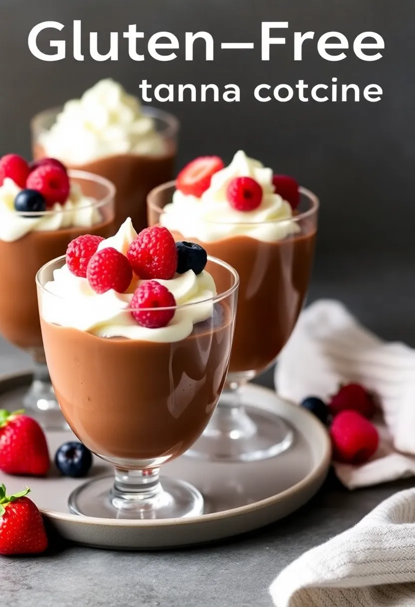 27 Gluten Free Italian Recipes That Actually Taste Great - 25. Gluten Free Chocolate Panna Cotta