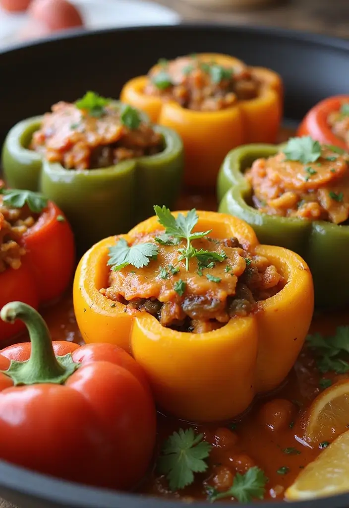 27 Gluten Free Italian Recipes That Actually Taste Great - 9. Gluten Free Stuffed Peppers