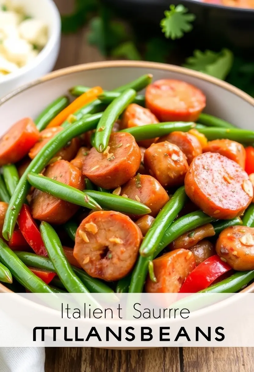 27 Healthy Ground Italian Sausage Recipes for Busy Nights 17 27 Healthy Ground Italian Sausage Recipes for Busy Nights - 17. Italian Sausage and Green Bean Stir-Fry