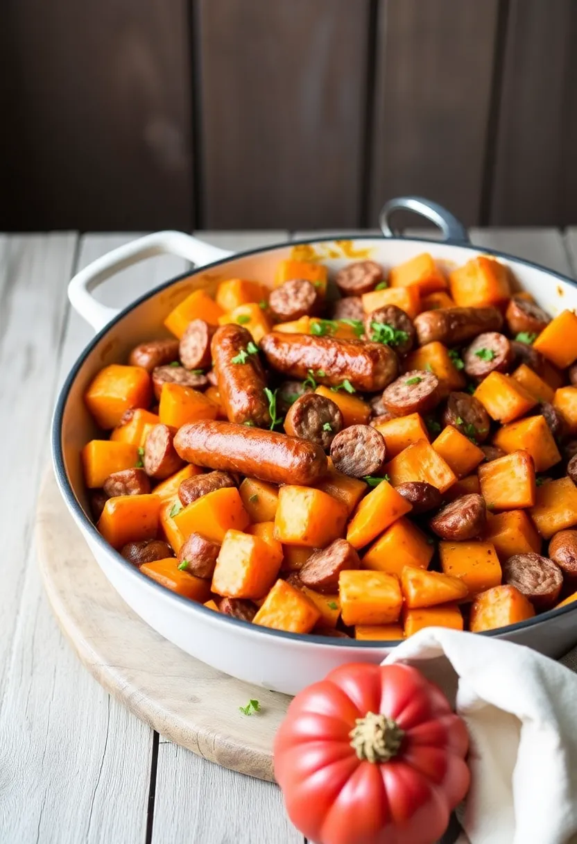 27 Healthy Ground Italian Sausage Recipes for Busy Nights 21 27 Healthy Ground Italian Sausage Recipes for Busy Nights - 21. Italian Sausage and Sweet Potato Bake