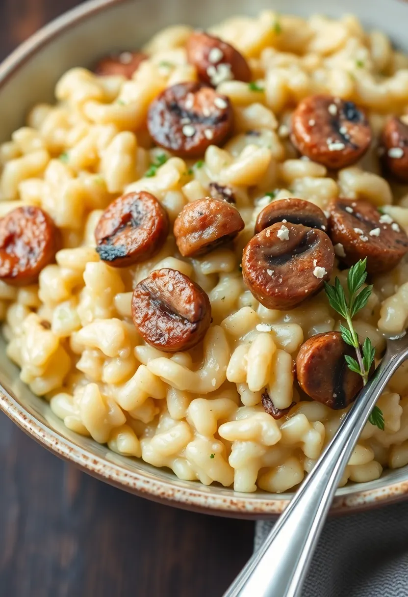 27 Healthy Ground Italian Sausage Recipes for Busy Nights 8 27 Healthy Ground Italian Sausage Recipes for Busy Nights - 8. Italian Sausage and Mushroom Risotto