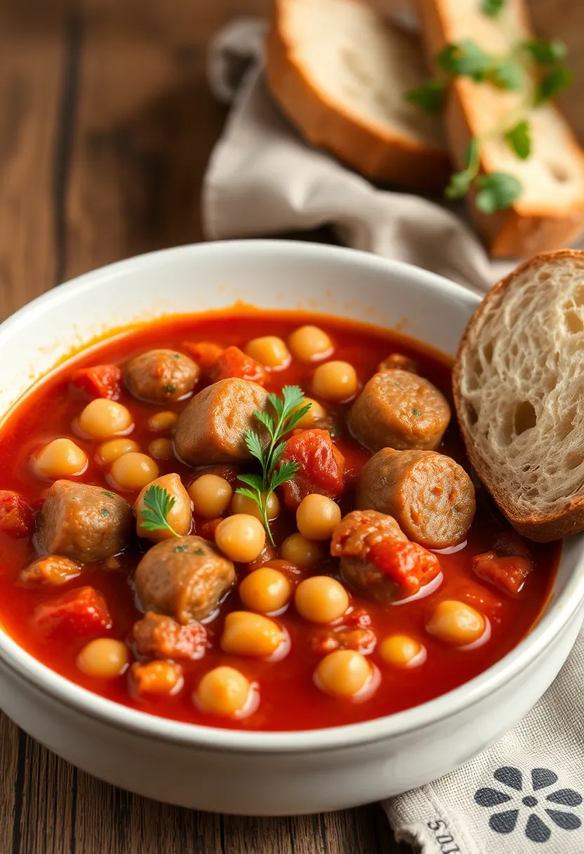 27 Healthy Ground Italian Sausage Recipes for Busy Nights 9 27 Healthy Ground Italian Sausage Recipes for Busy Nights - 9. Italian Sausage and Chickpea Stew