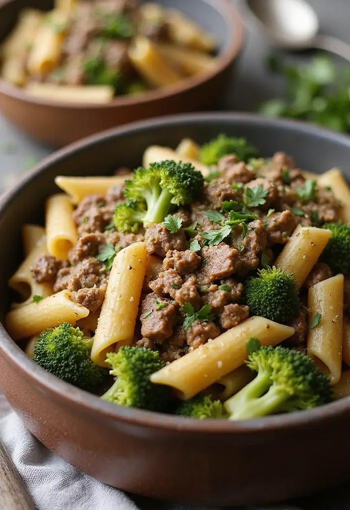 27 Italian Ground Beef Recipes That Are Crowd Pleasers 18 27 Italian Ground Beef Recipes That Are Crowd Pleasers - 18. Ground Beef and Broccoli Pasta