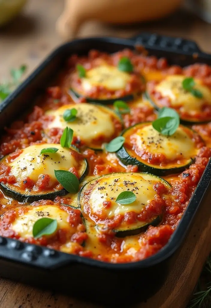 27 Italian Ground Beef Recipes That Are Crowd Pleasers 8 27 Italian Ground Beef Recipes That Are Crowd Pleasers - 8. Beef and Zucchini Parmesan