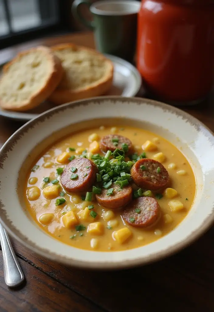 27 Italian Sausage Soup Recipes Perfect for Cozy Nights - 10. Italian Sausage and Corn Chowder