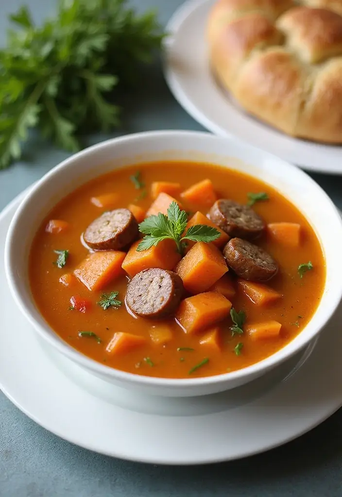 27 Italian Sausage Soup Recipes Perfect for Cozy Nights - 15. Italian Sausage and Carrot Soup
